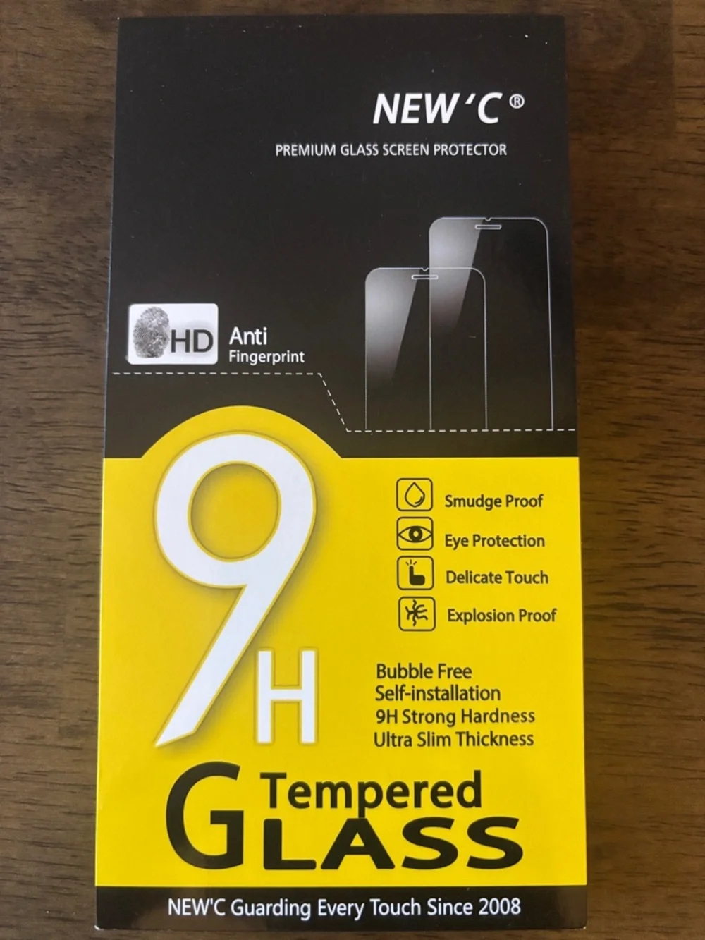 iPhone 15- 2 decorative phone cases and 1 tempered glass screen protector